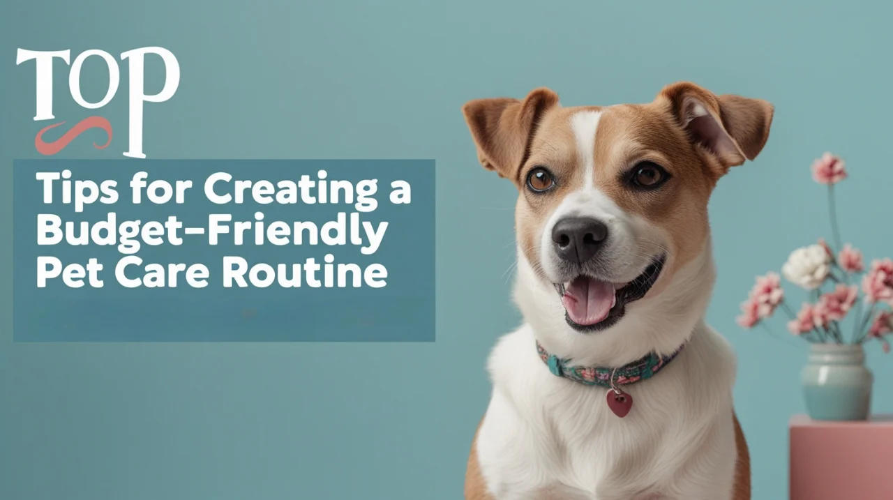 tips for creating a budget-friendly pet care routine​